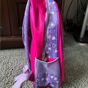 Colorful Heart Pattern Backpack